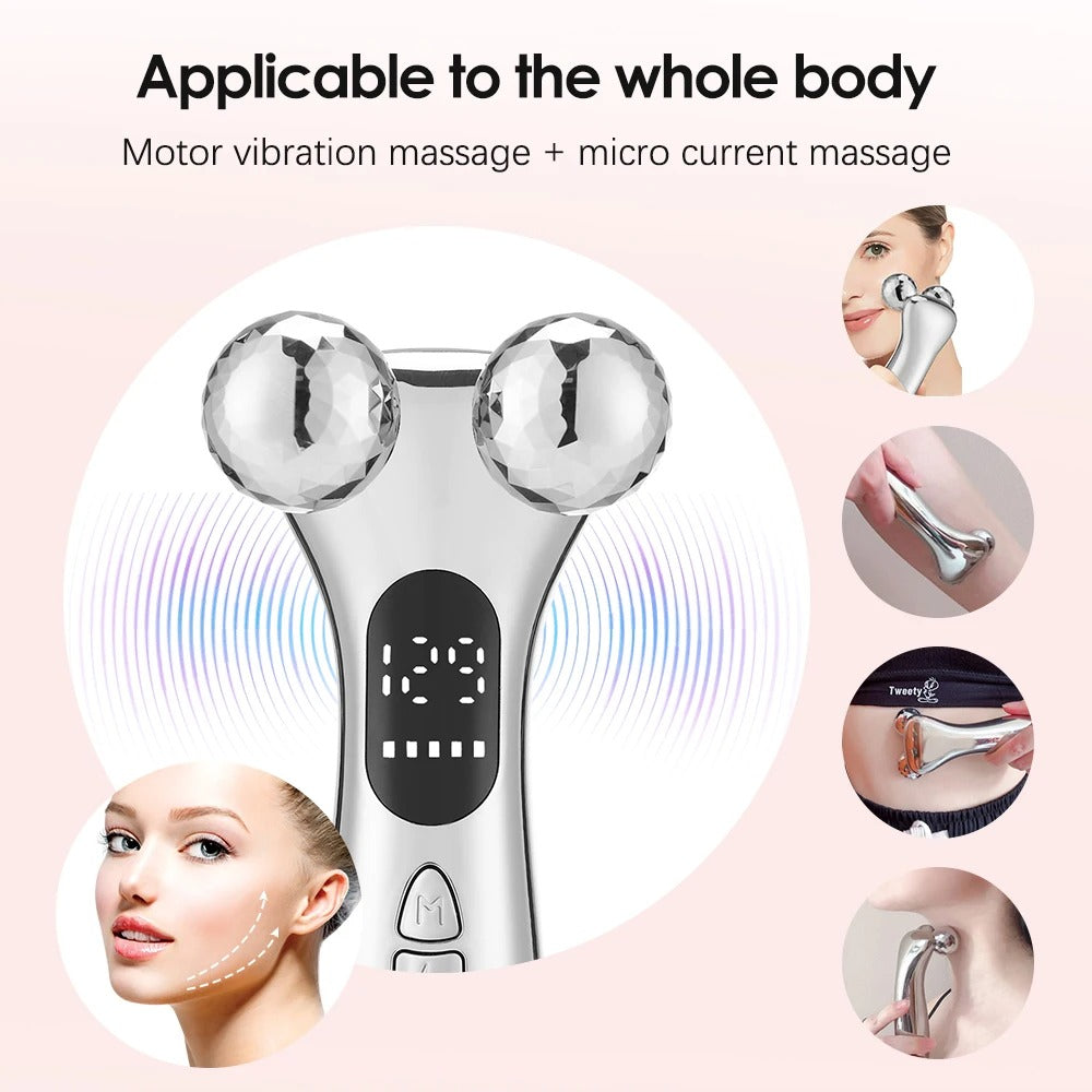 4D EMS Face Lift Roller – Skin Tightening & V-Face Slimming